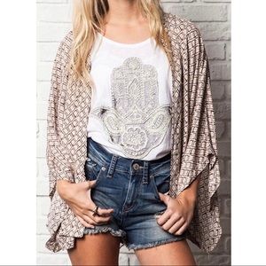 Umgee Boho Babe Tribal Batwing Cardi S/M
